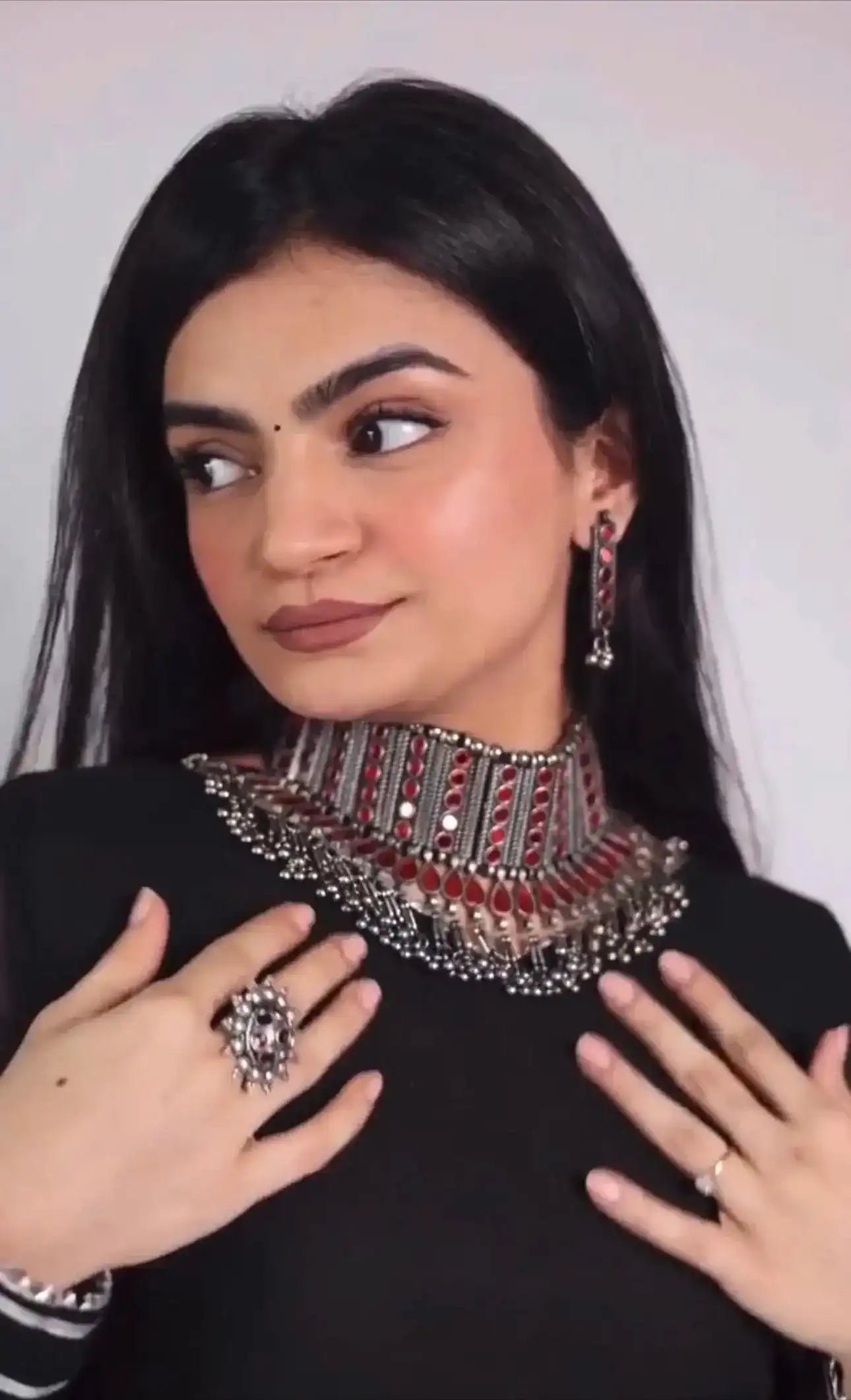 Rajvee’s Dazzle Black Gulnaz Ensemble - Passion for Fashion by Shivani