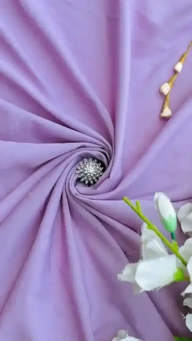 Lilac American Cotton Fabric Cut - Passion for Fashion by Shivani