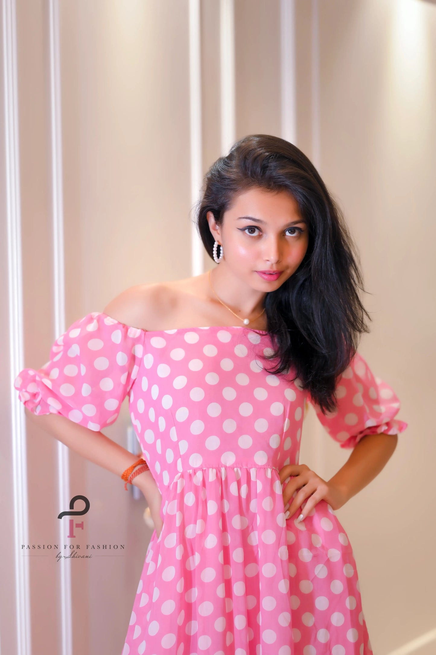 Pretty In Pink Polka Twirl Dress