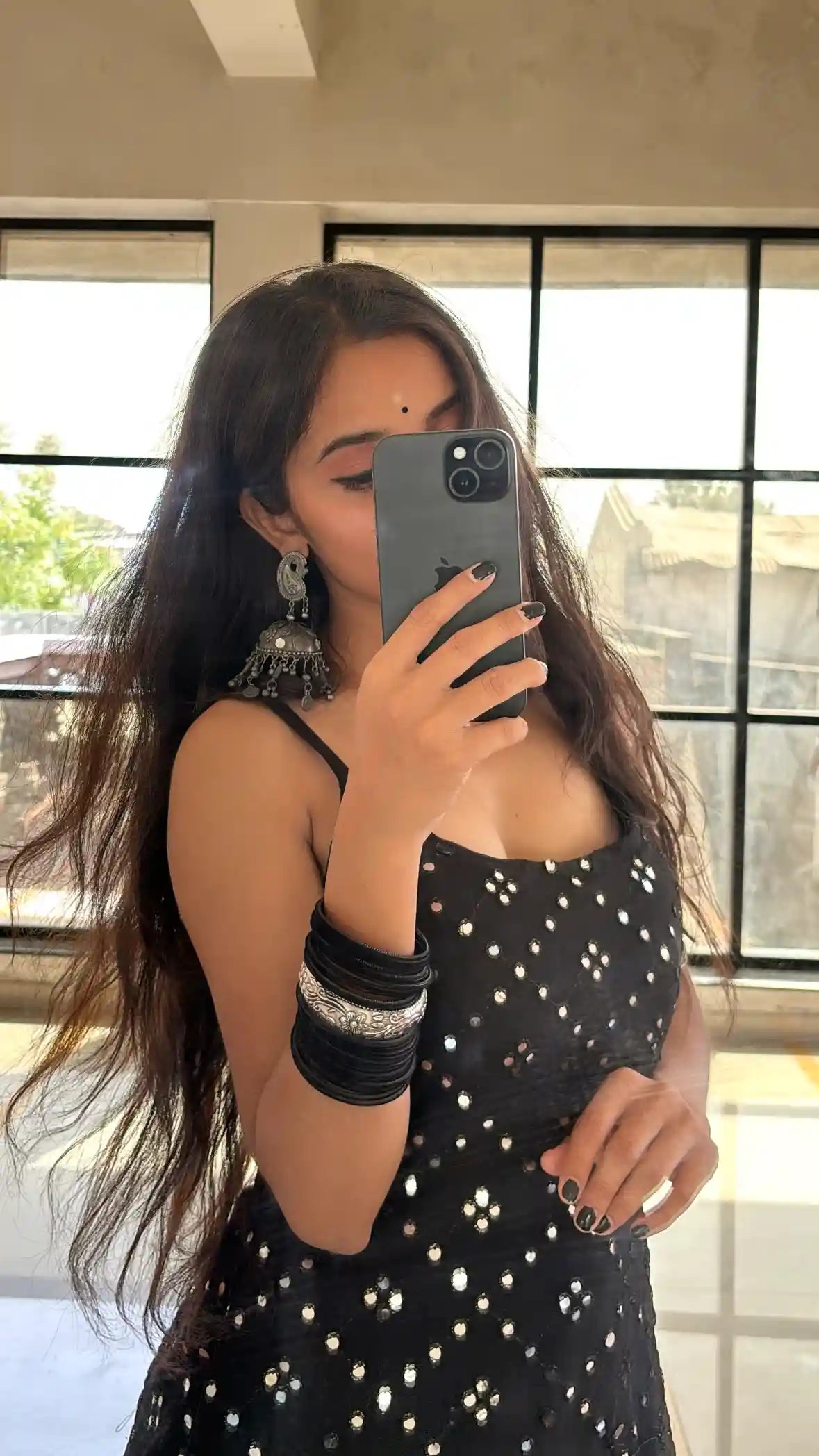Pinal’s Black Mirror Gulnaz Kurta