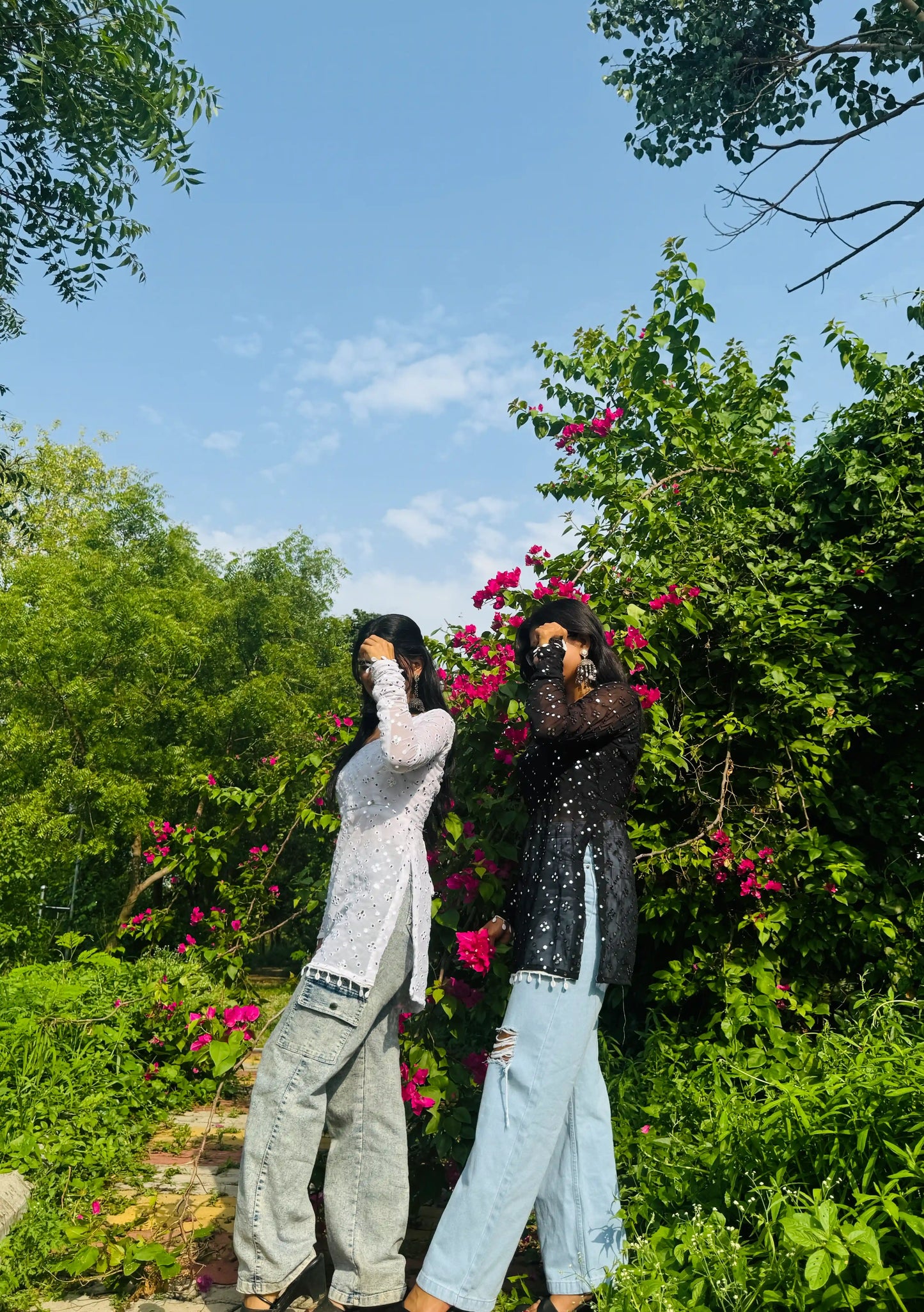 White Mirror Gulnaz Dori Kurta - Passion for Fashion by Shivani