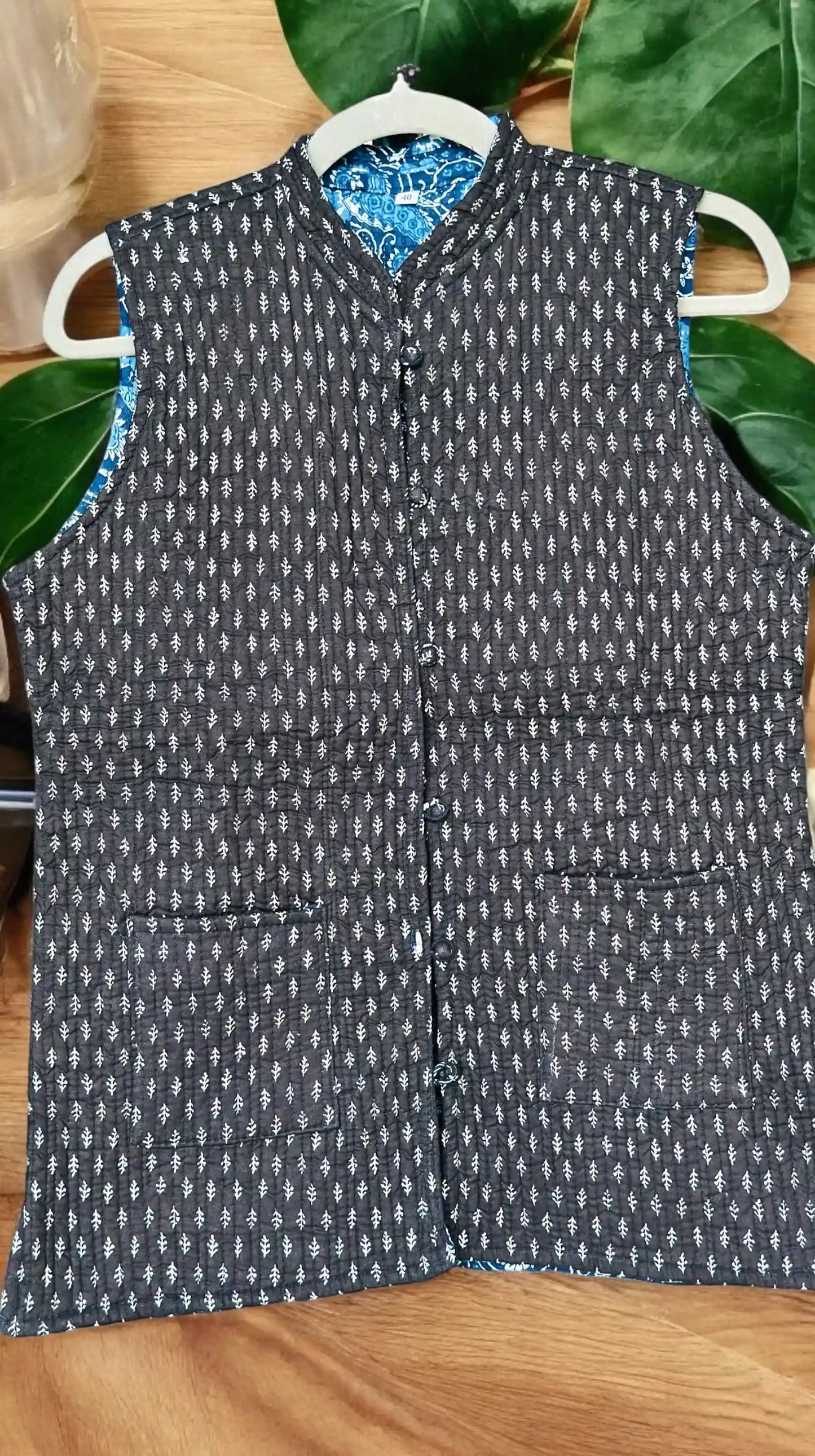 Black Botti Jaipuri Jacket