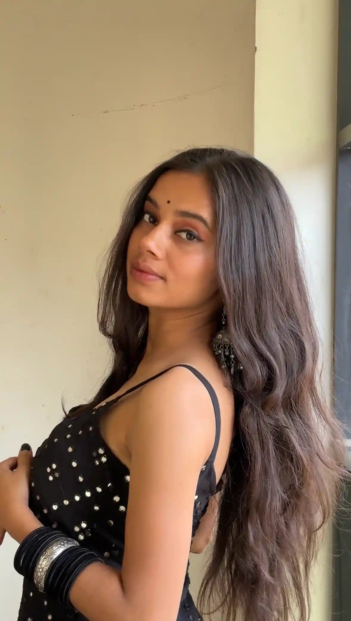 Pinal’s Black Mirror Gulnaz Kurta