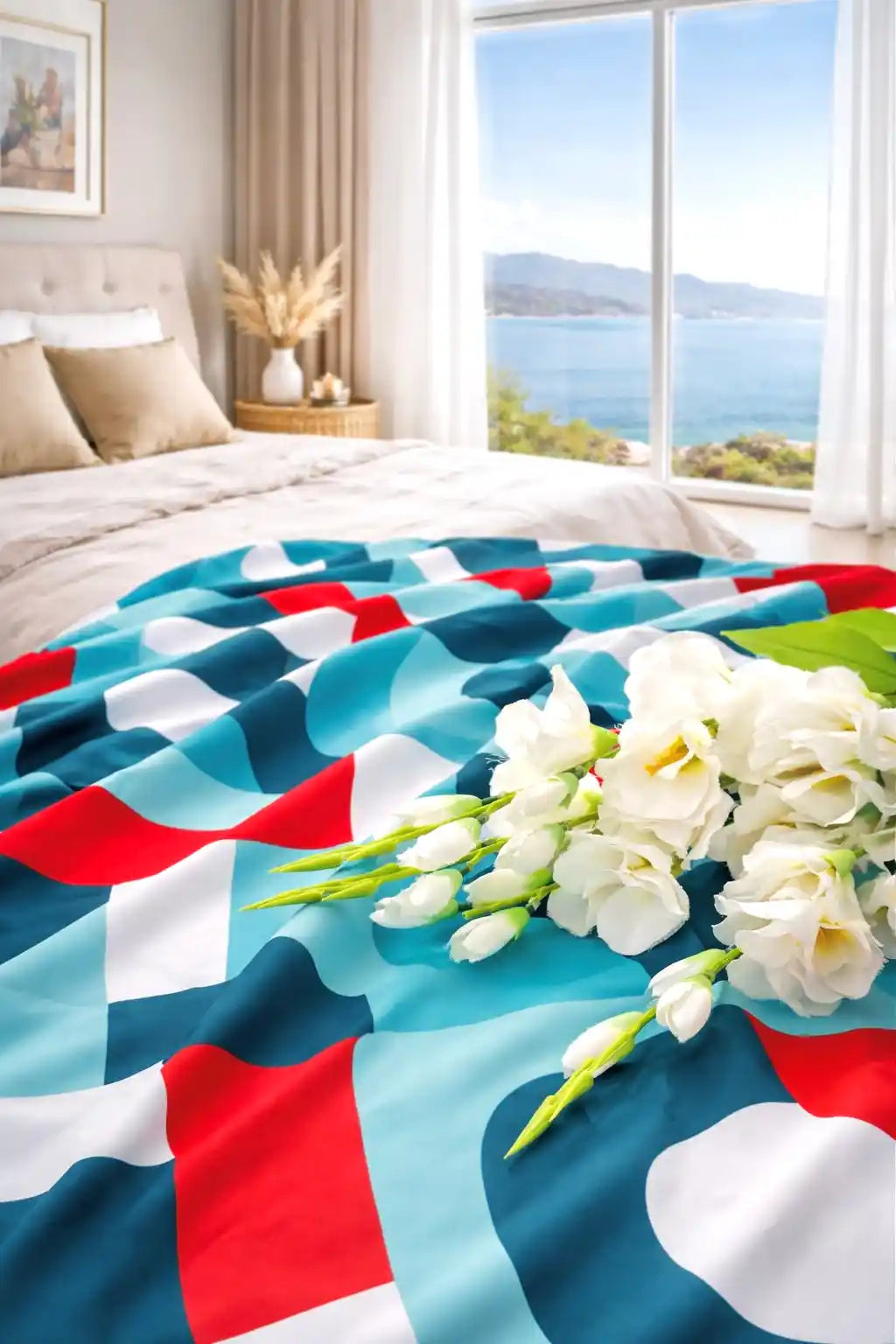 Colorbliss Abstract All Season Long Jaipuri Blanket