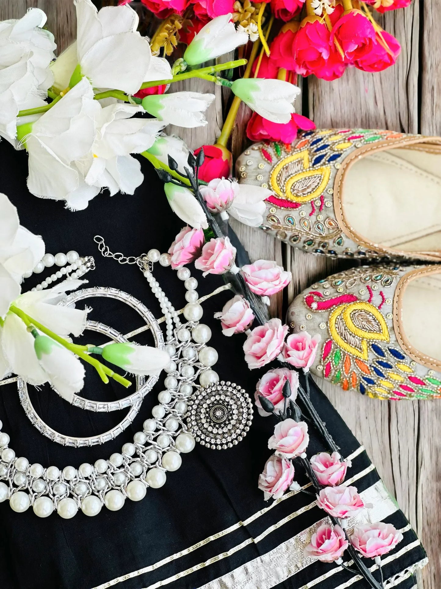 Gotta Black Sharara Pants - Passion for Fashion by Shivani