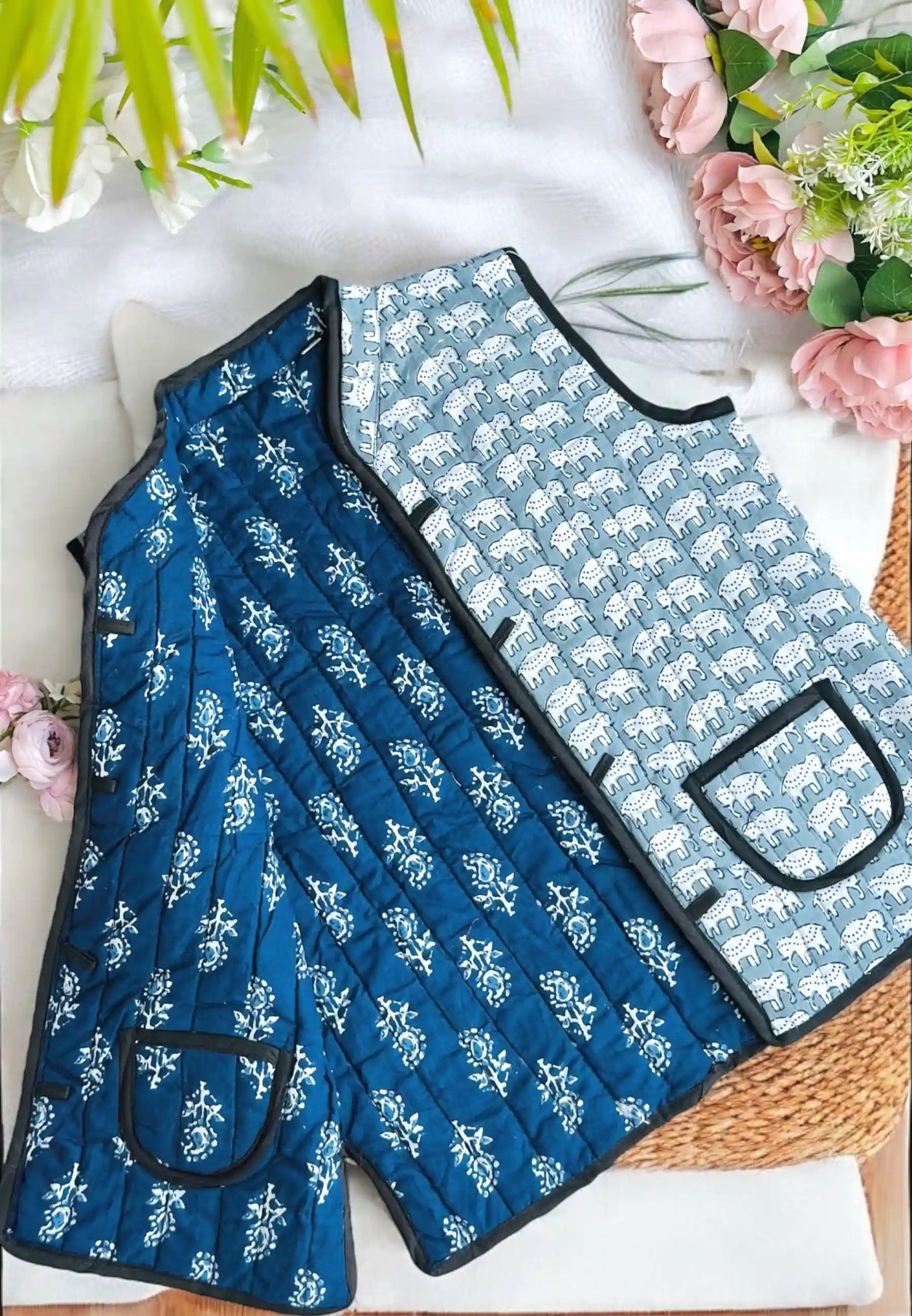 Grey Elephant Kids Jaipuri Jacket