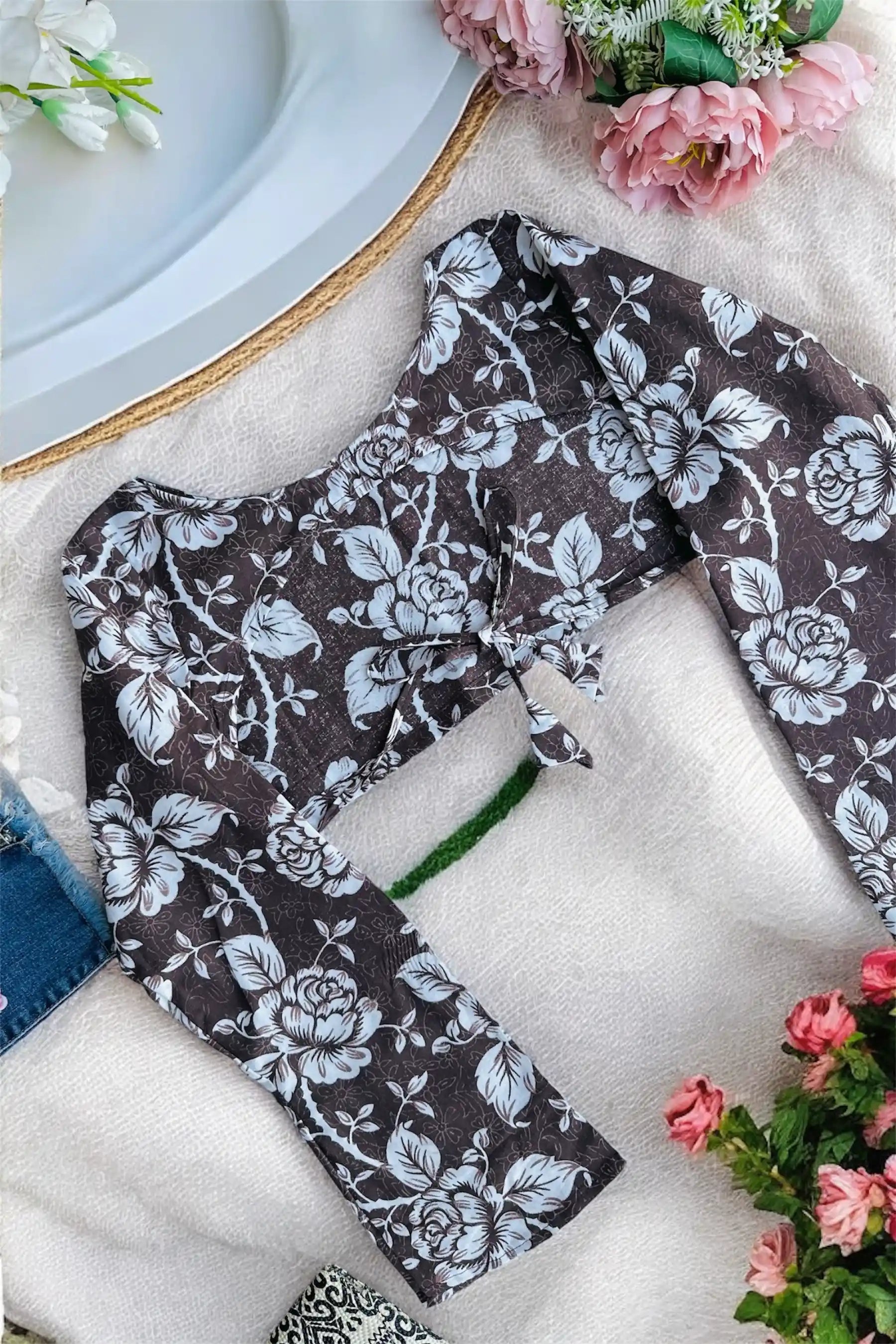 Jaipuri Block Convertible Kurti