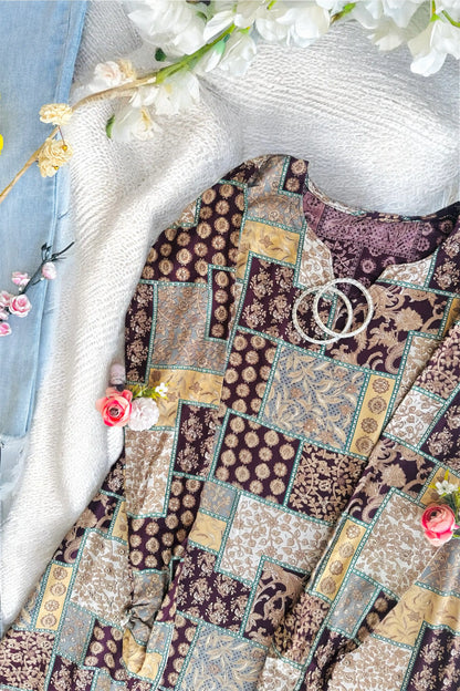 Vintage Mosaic Charm Kurta