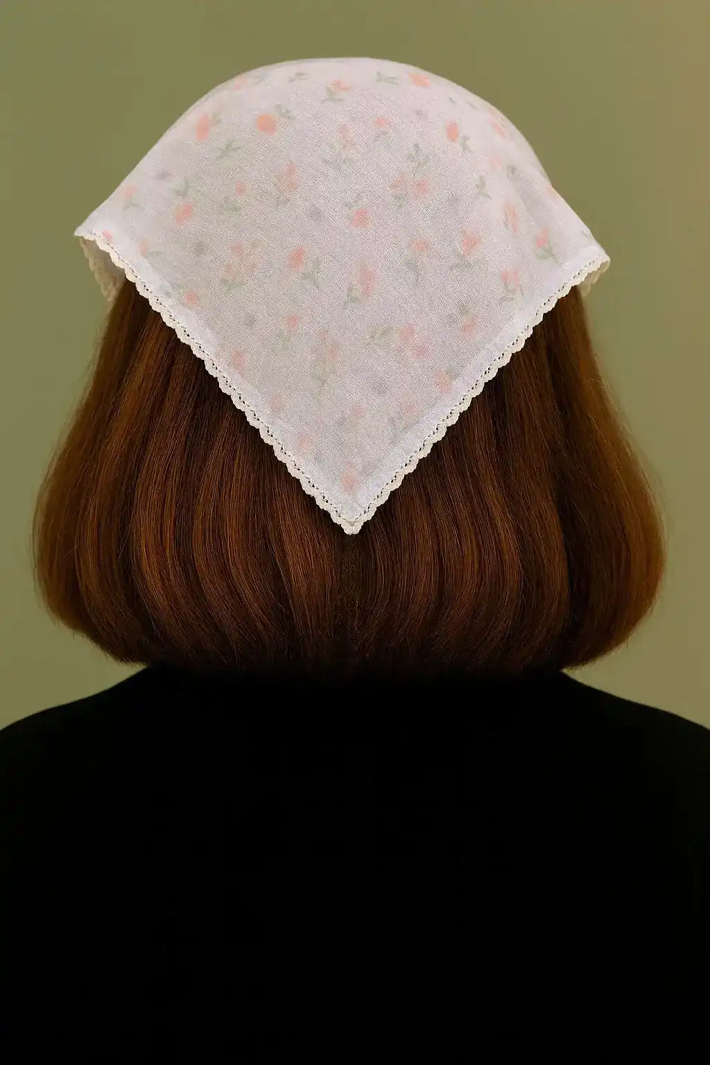 Blossom Breeze Mulmul Triangular Scarf