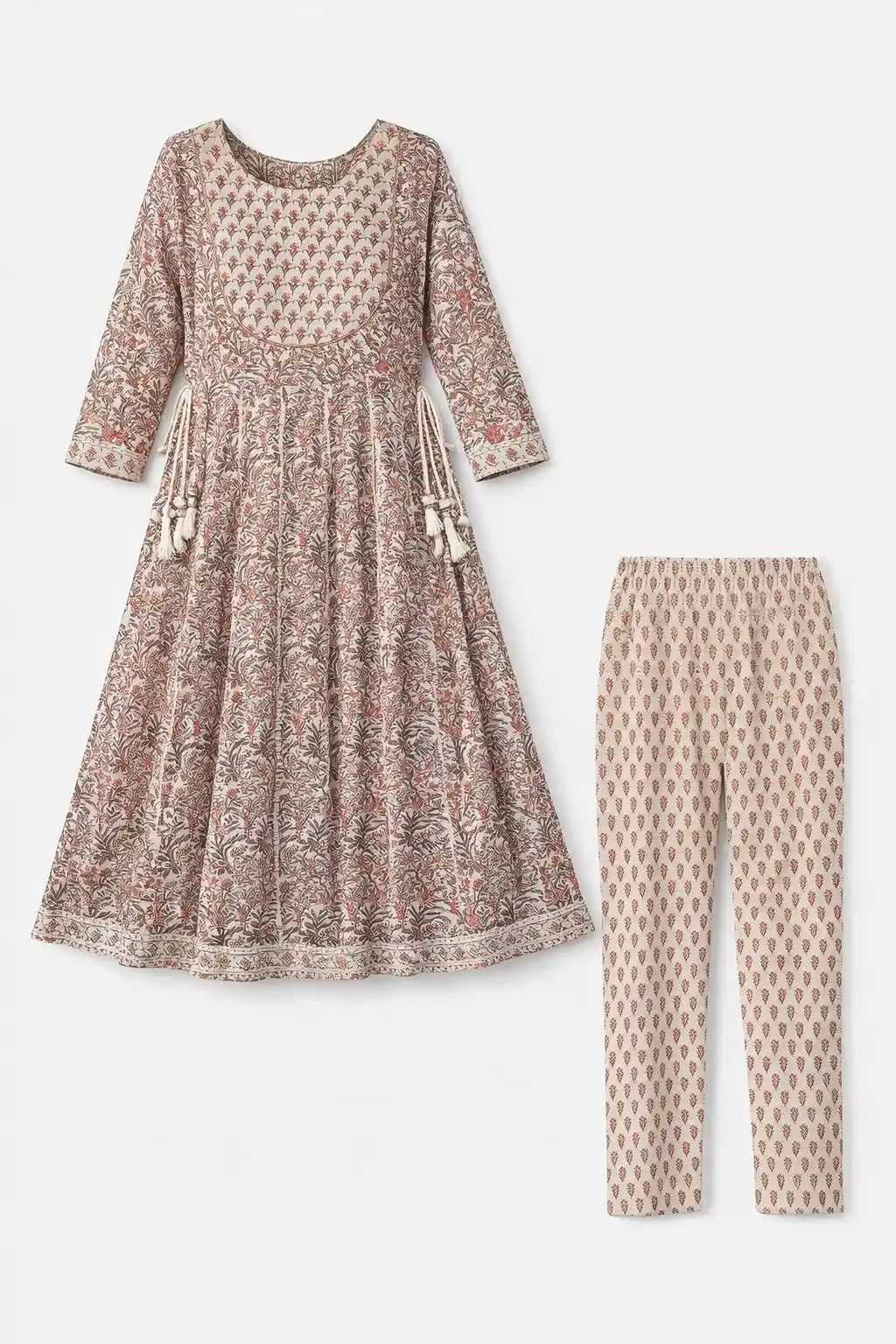 Jaipuri Meher Anarkali Suit Set