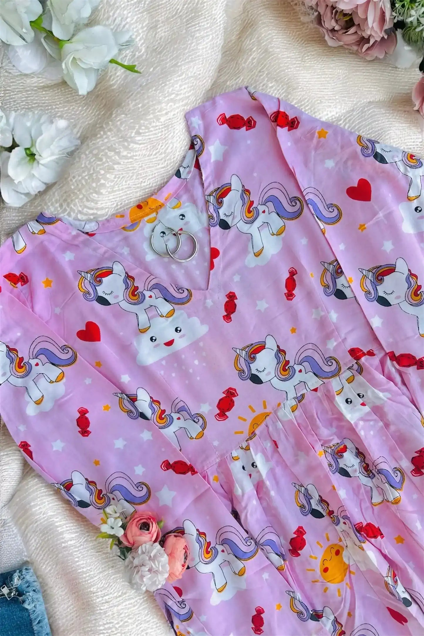 Unicorn Dreamland Peplum Top
