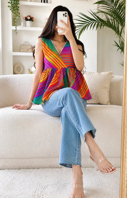 Blush Lehriya Gulnaz Peplum