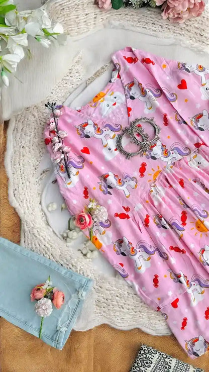 Unicorn Dreamland Peplum Top