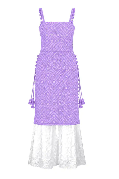 Embroidered Blush Lilac Gulnaz Kurta