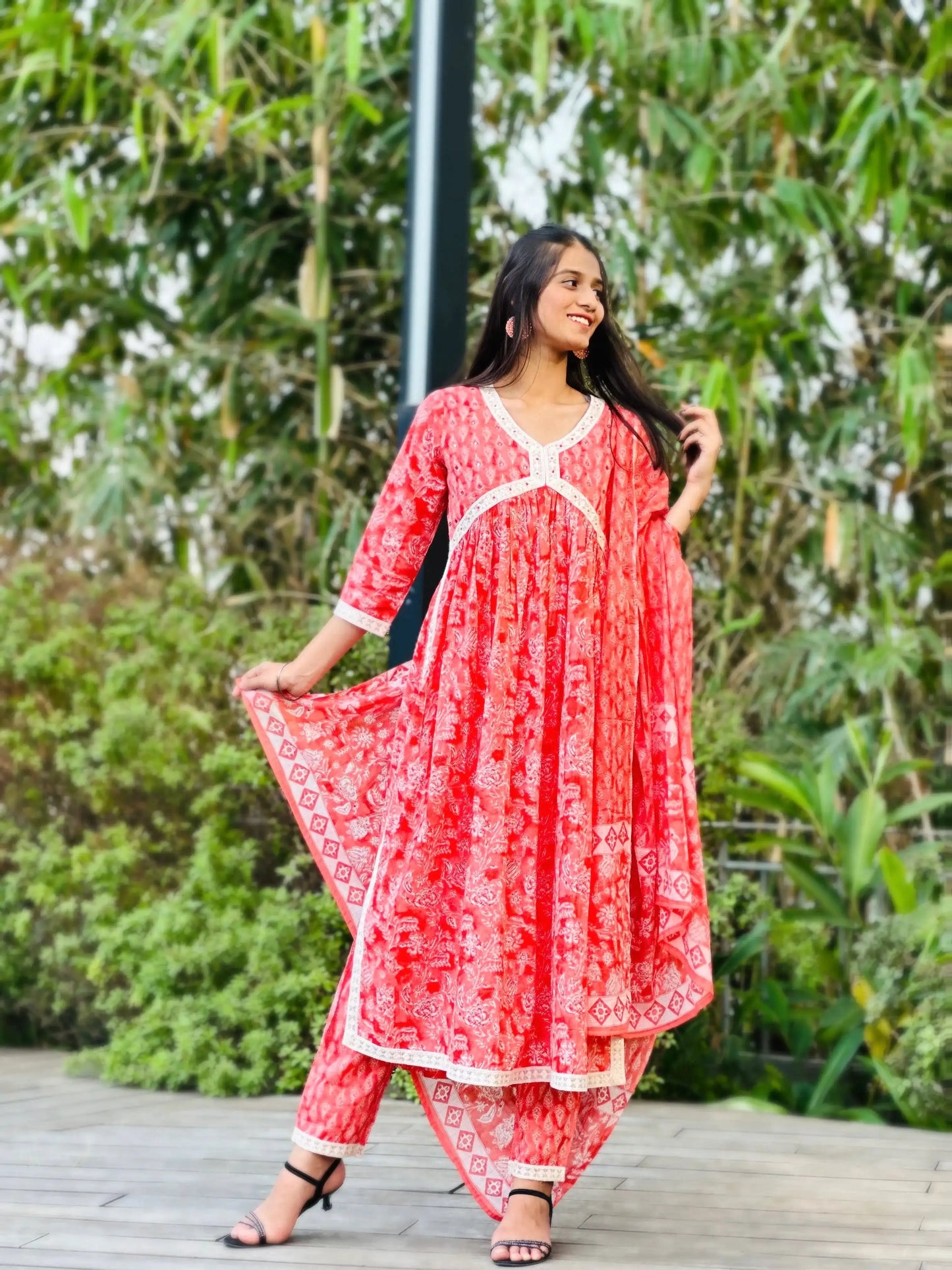 Mahima's Meher Nyra Embroidered Suit Set