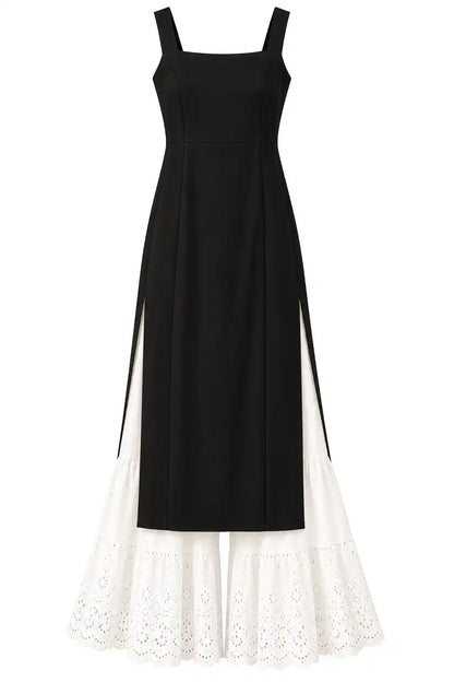 Royal Black Chic Gulnaz Kurta