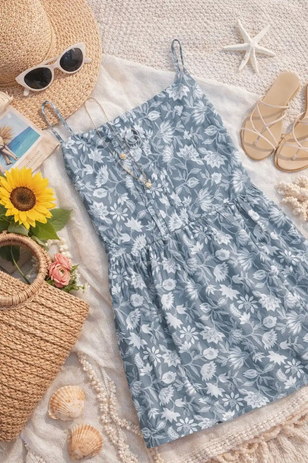 Soft Cotton Grey Peplum Top
