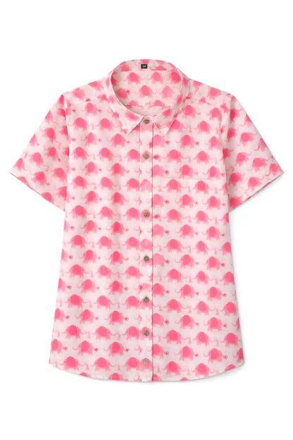 Cute Elephant Jaipuri Shirt
