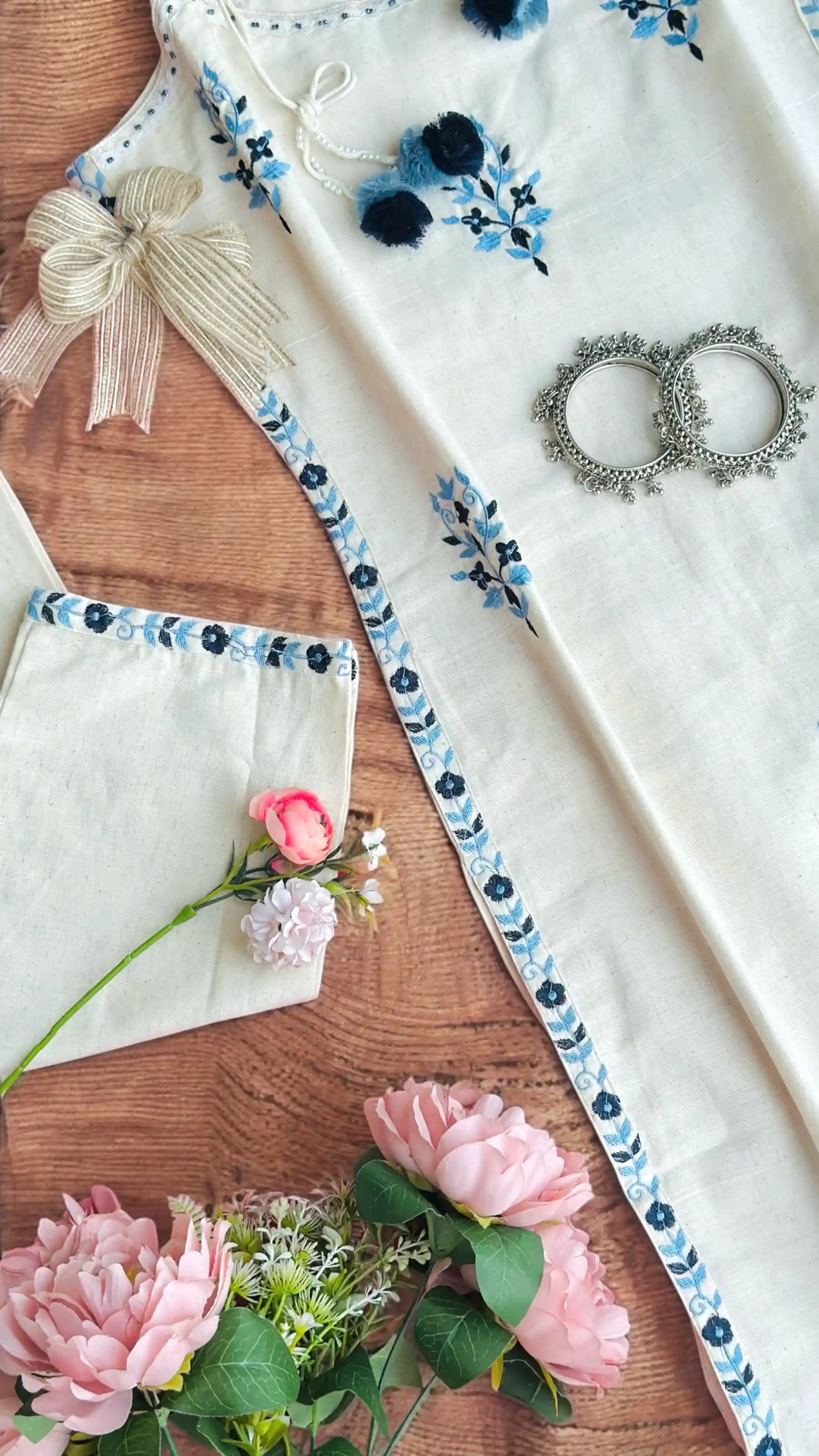Embroidered Meher Suit Set