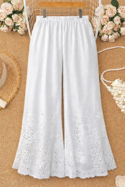 Amaaya Chikankari Flaired Mirror Palazzo