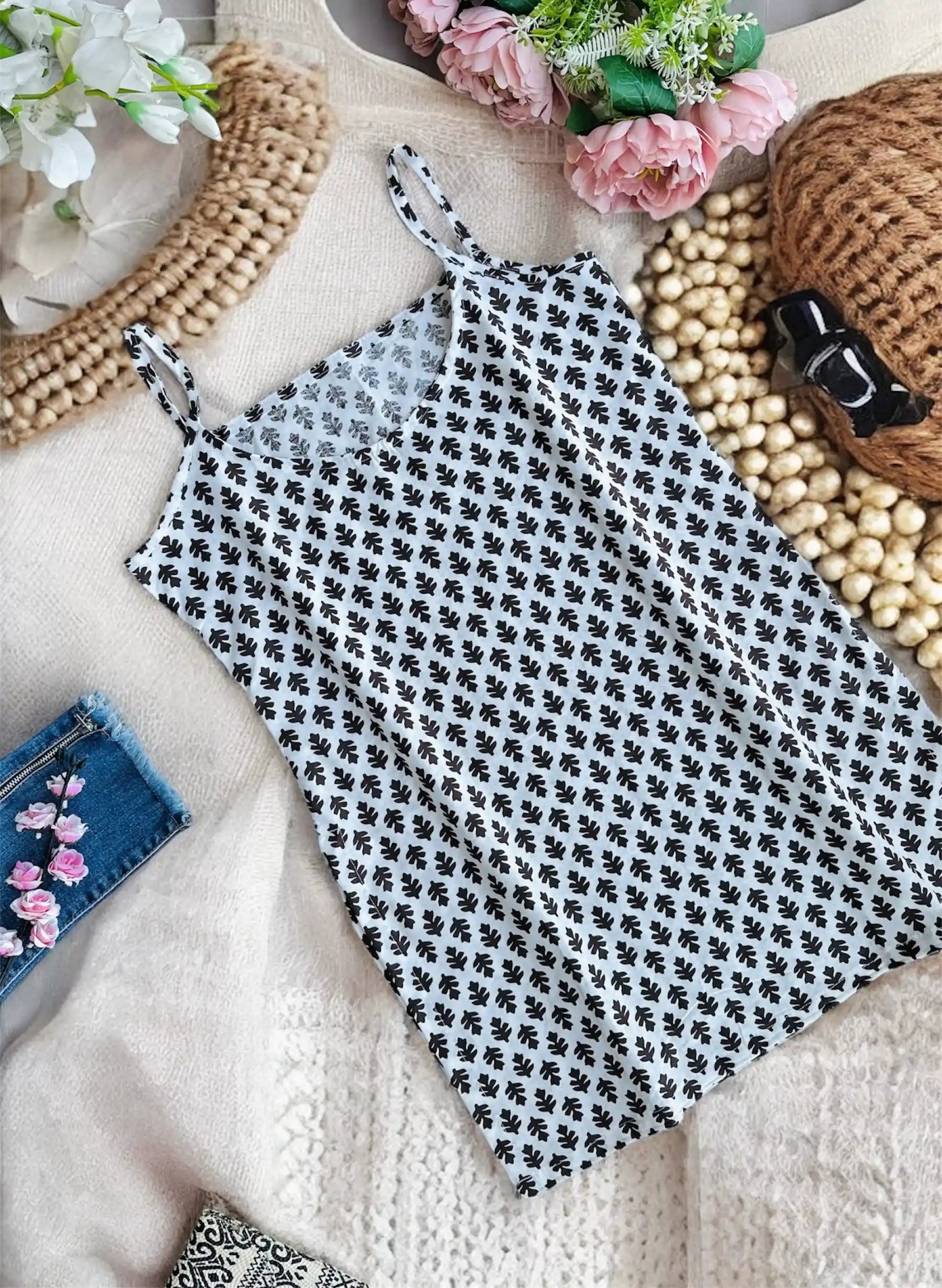 Jaipuri Block Convertible Kurti