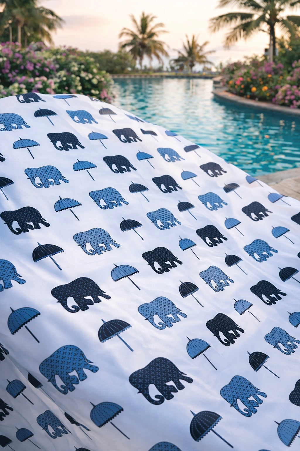 Grey Elephant All Season Long Jaipuri Blanket