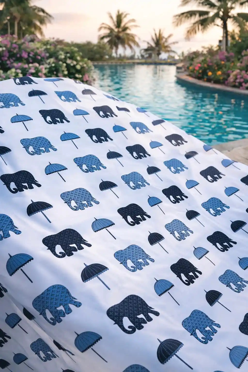 Grey Elephant All Season Long Jaipuri Blanket