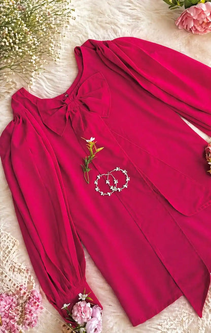 Pretty Pink Bow Top