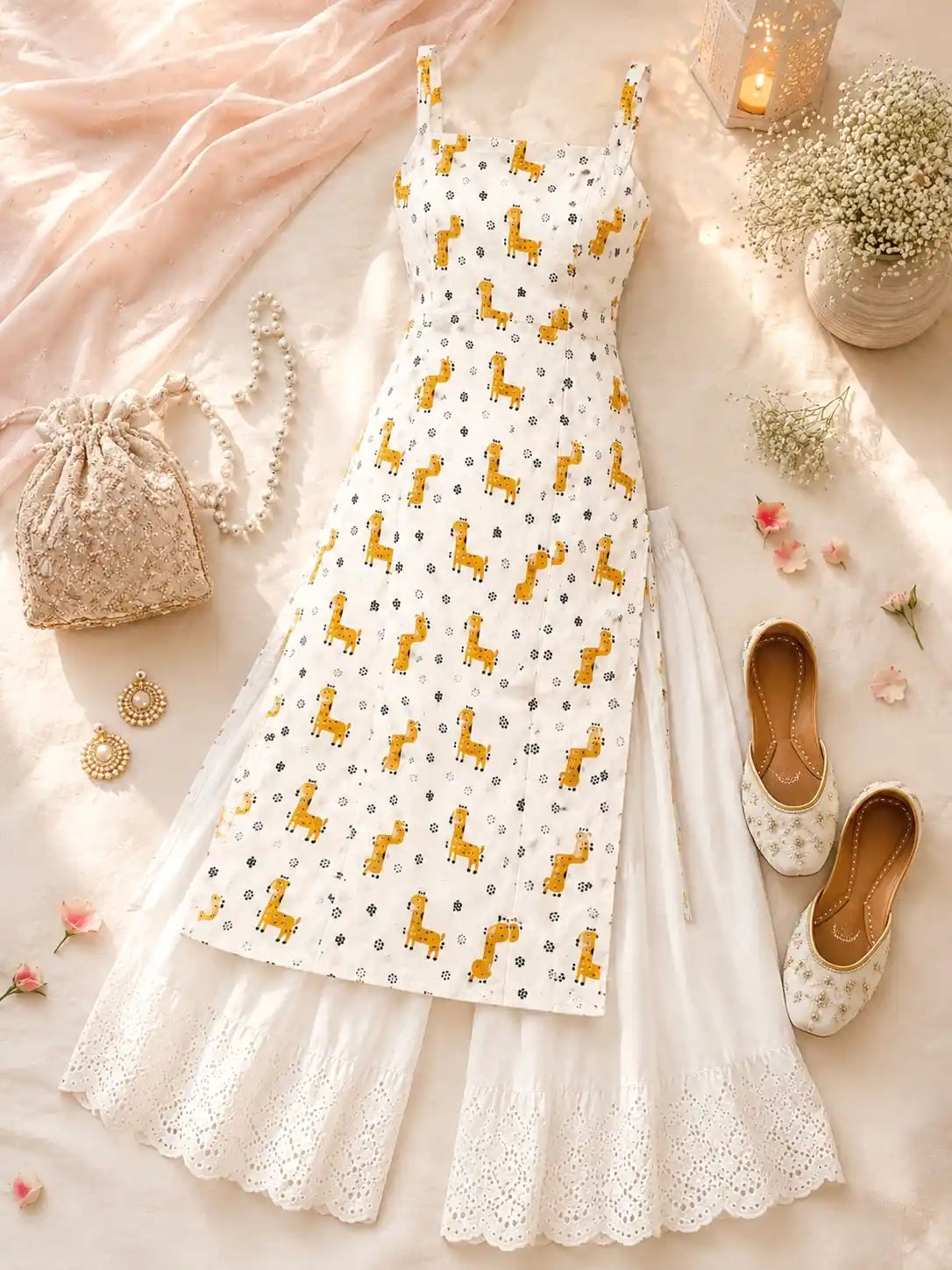 Cute Boho Jaipuri Gulnaz Kurta