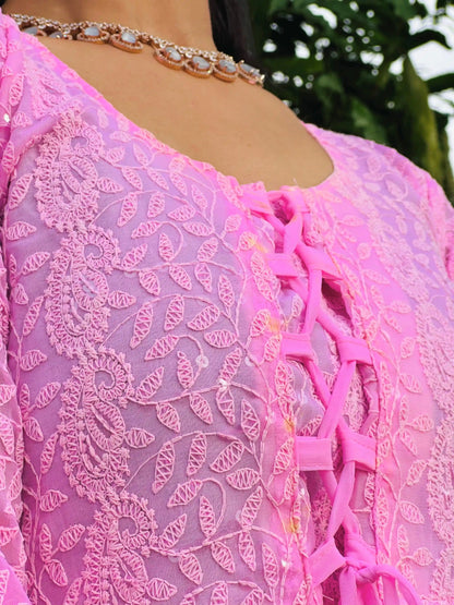 Blush Pink Dori Gulnaz Ensemble