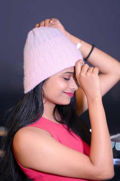 Cutest Pink Winter Cap