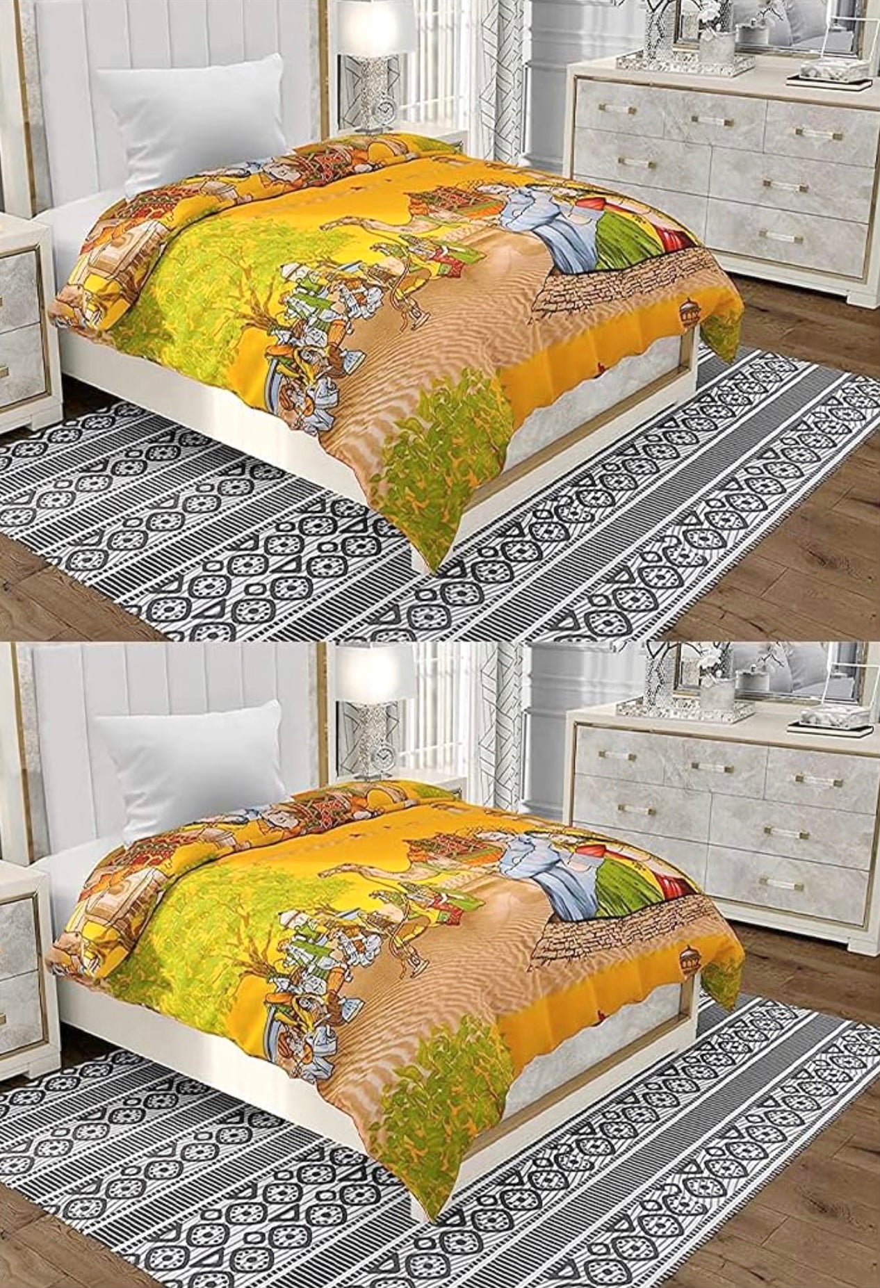 Jaipuri Camel All Season Long Jaipuri Blanket
