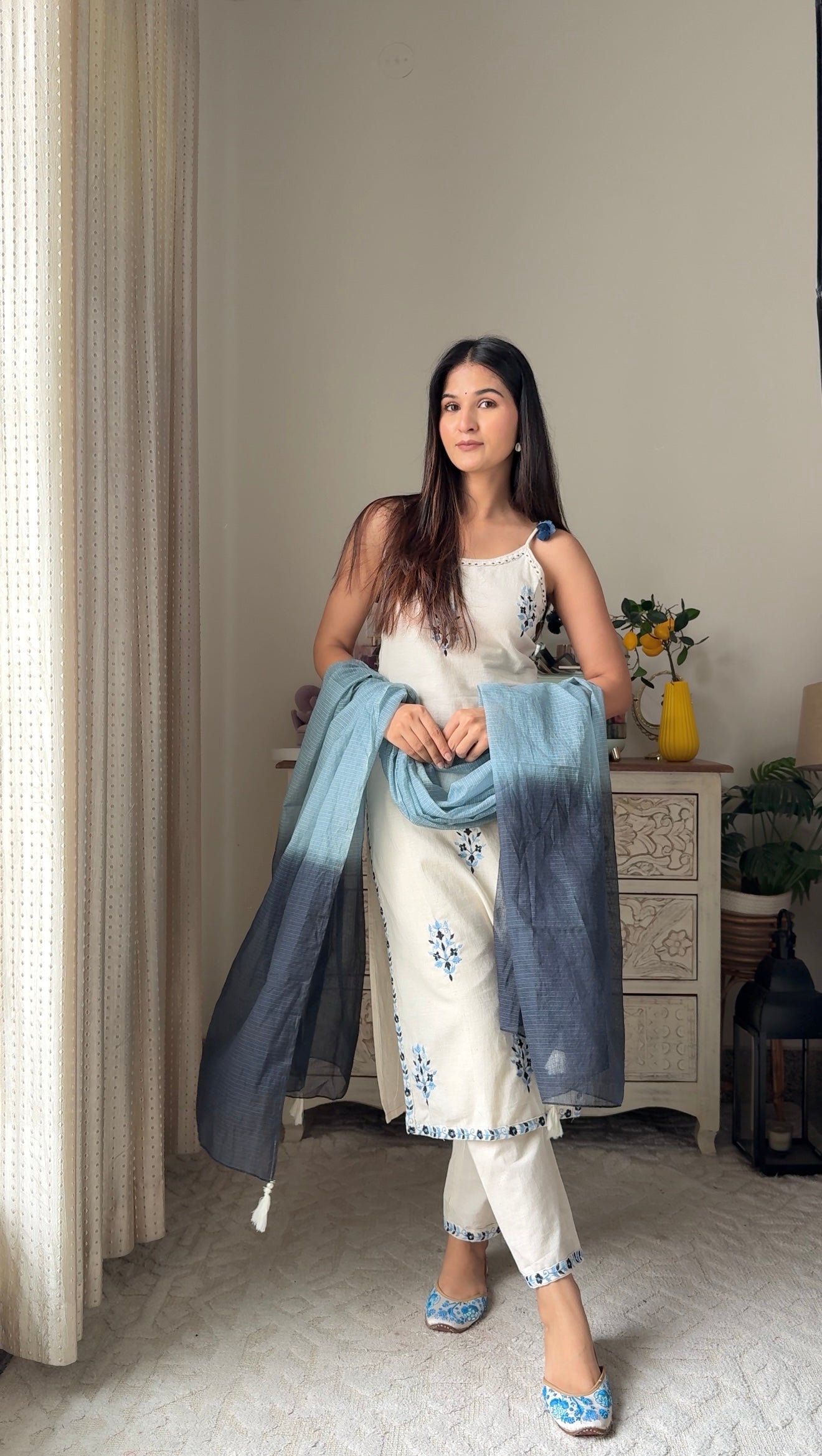Embroidered Meher Suit Set