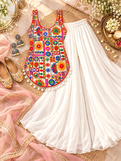 Gamti Gulnaz Hand Embroidered Top