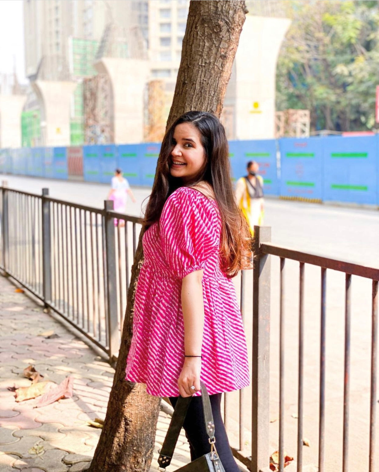 ShivShakti's Blush Pink Peplum Top