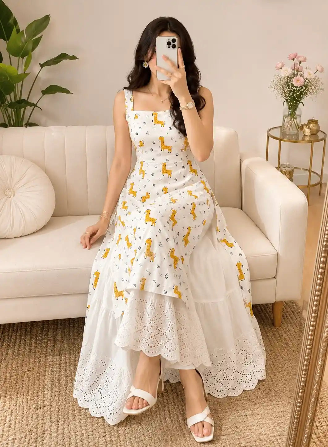Cute Boho Jaipuri Gulnaz Kurta