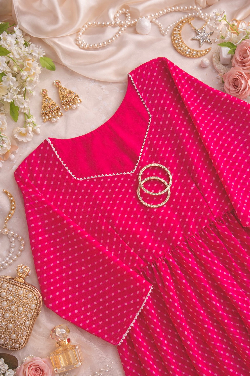 Lehriya Blush Pink Peplum Top