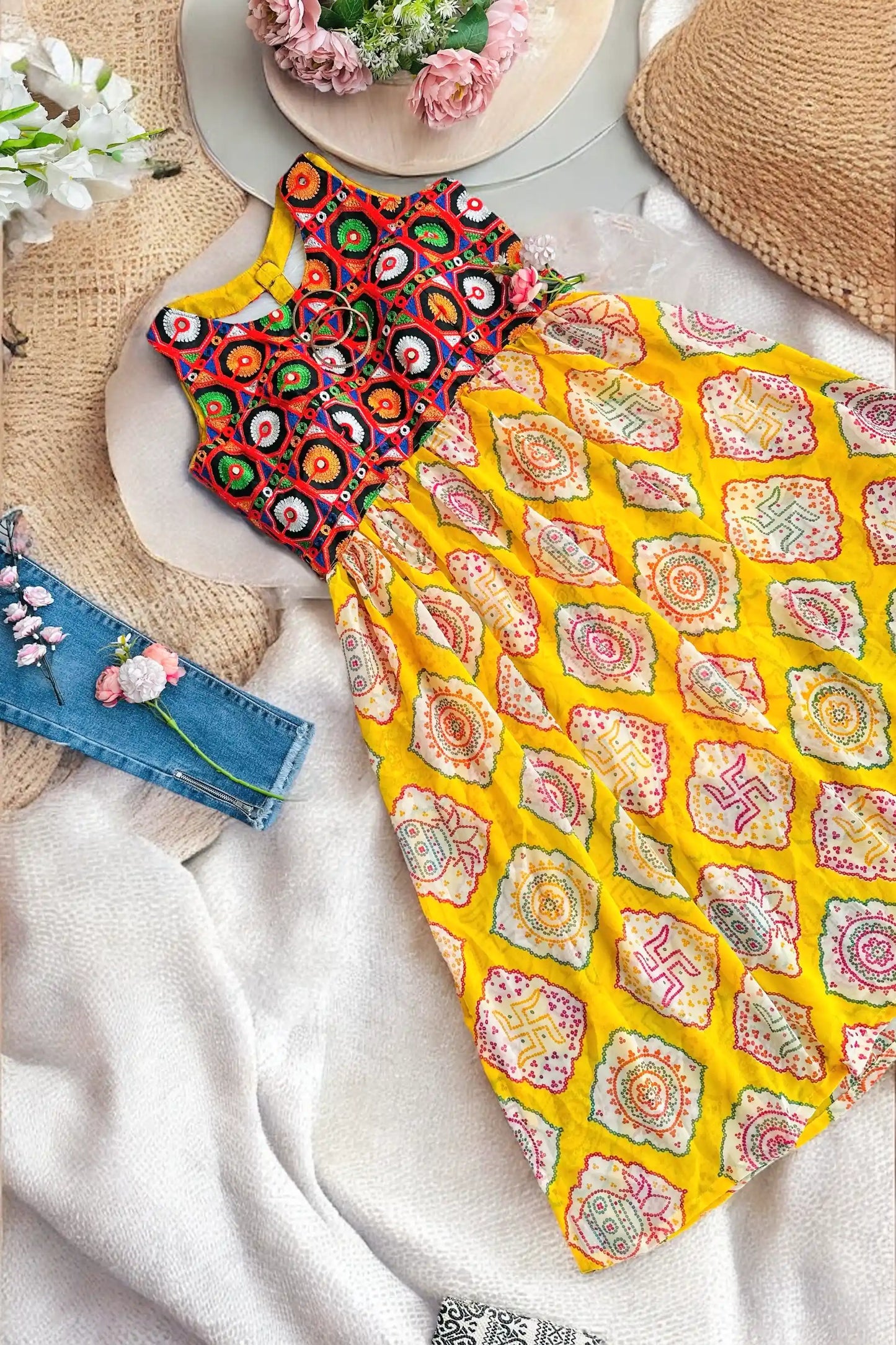 Gamti Bandhej Gulnaz Kurta