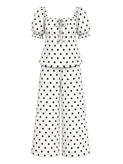 Pretty In Polka Cord Set