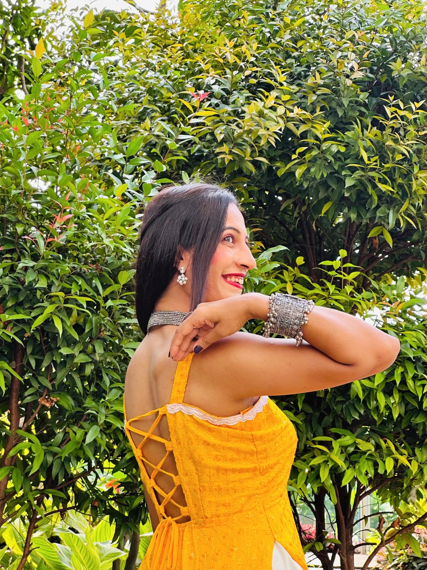 Dhoop Yellow Sequence Gulnaz Kurta