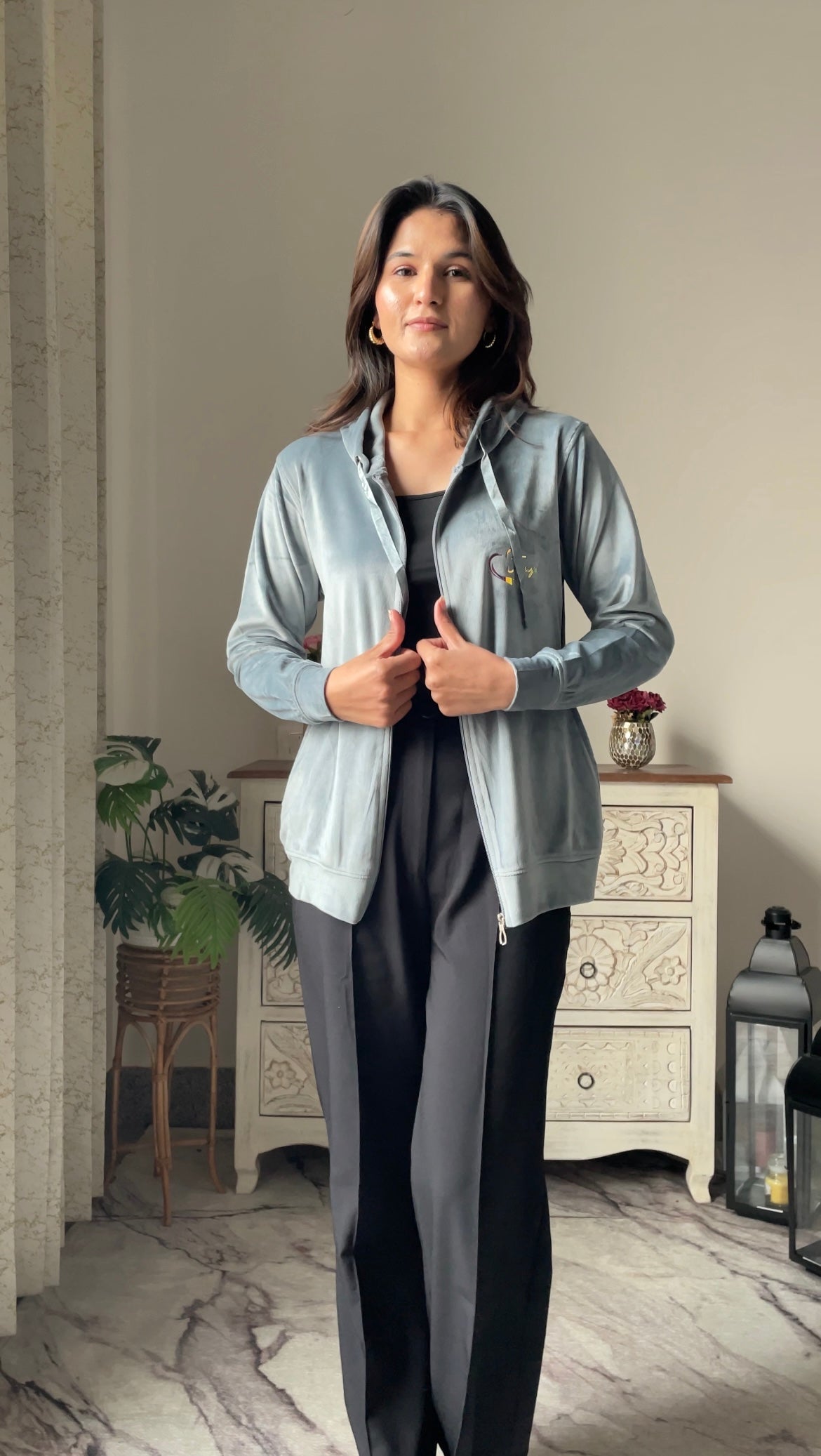 Swati’s Grey Winter Must Pick Jacket