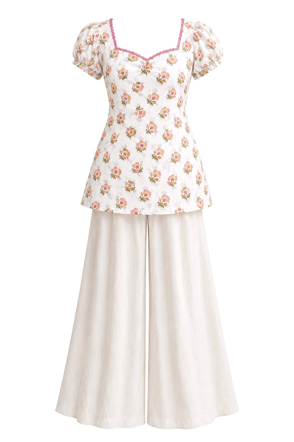 Handblock Block Gulnaz Short Kurta