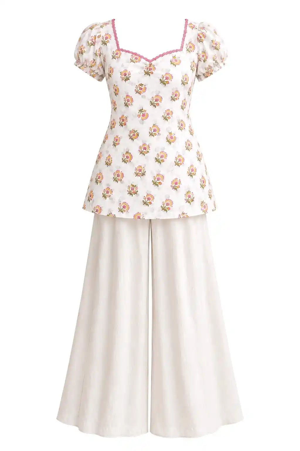 Handblock Block Gulnaz Short Kurta