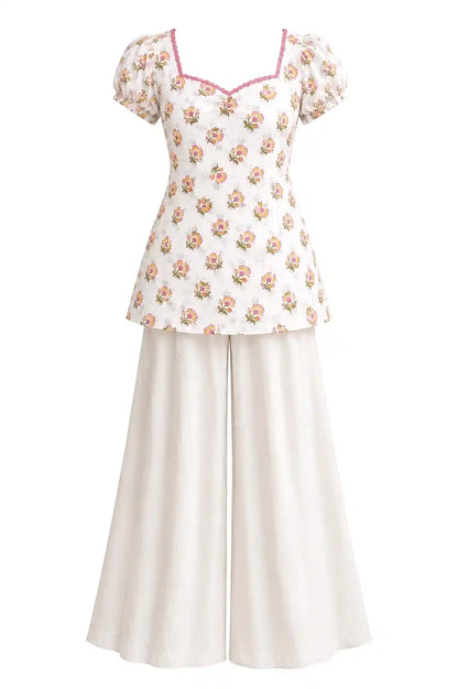 Handblock Block Gulnaz Short Kurta