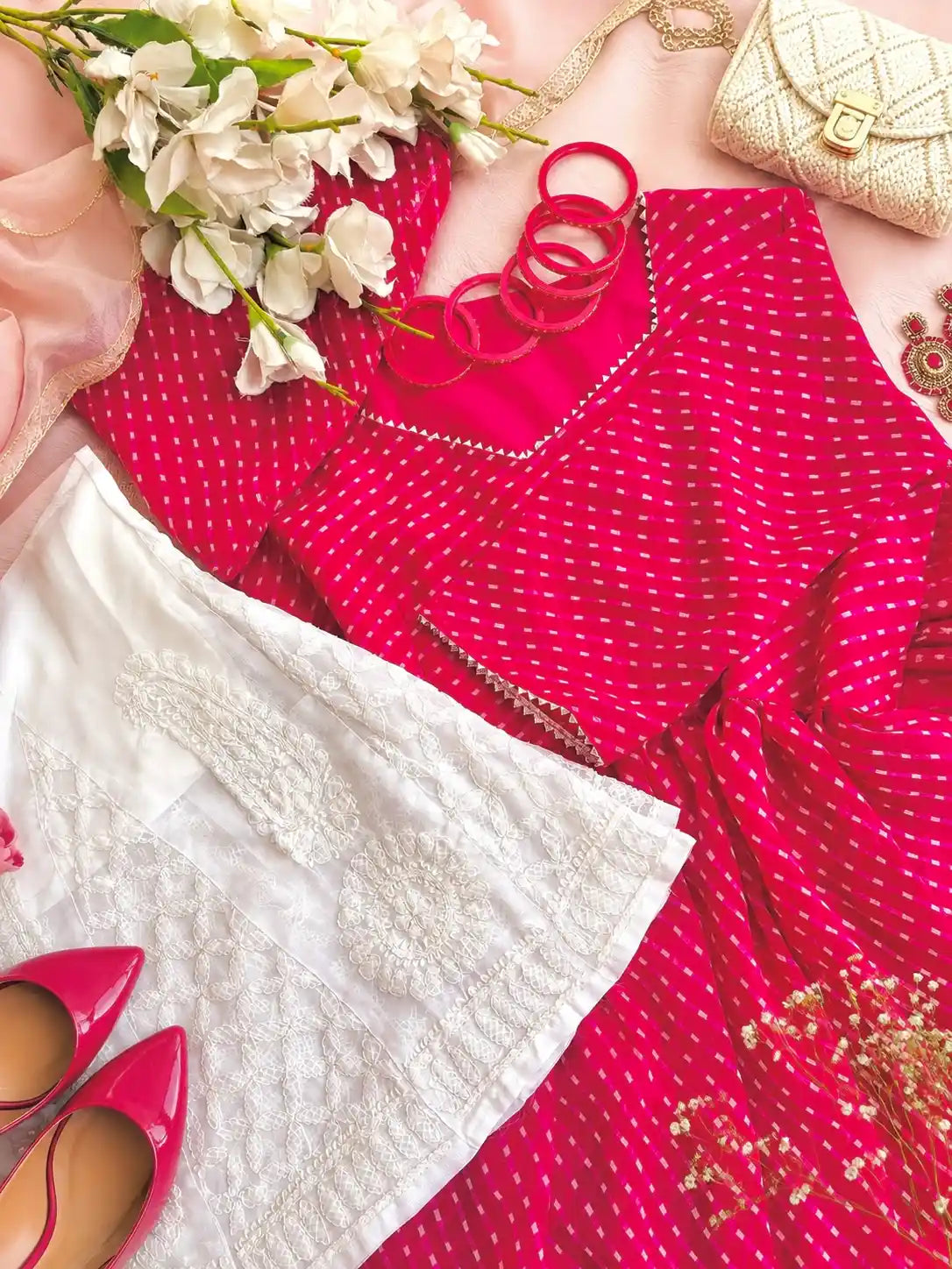 Lehriya Blush Pink Peplum Top