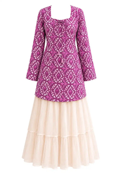 Pink Batique Gulnaz Short Kurta