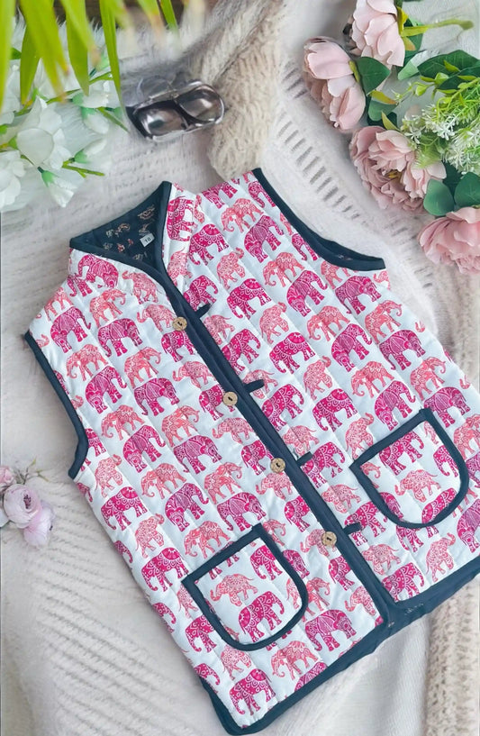 Elephant Kids Reversible Jaipuri Jacket