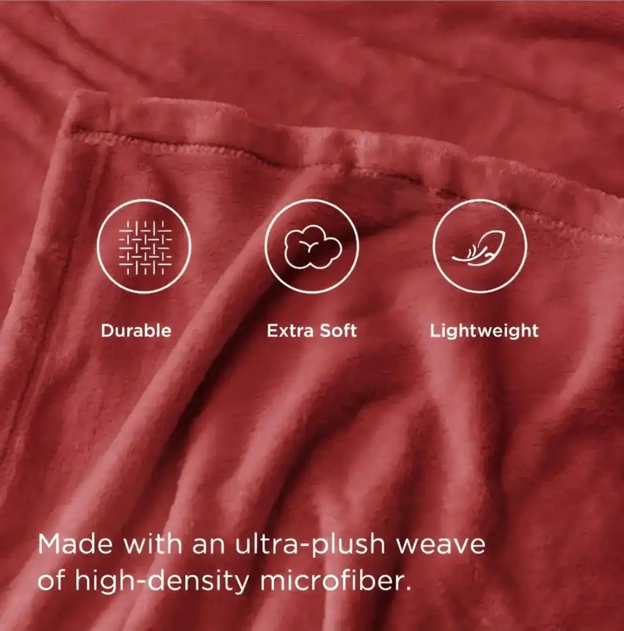 Berry Comfort Solid Soft Blanket