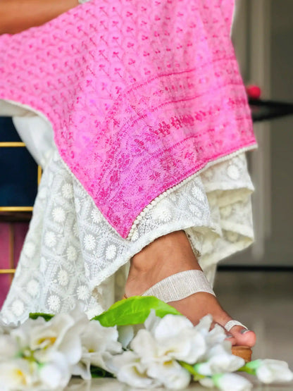 Rosy Pink Sequence Gulnaz Kurta