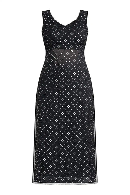 Moon Black Dori Gulnaz Kurta